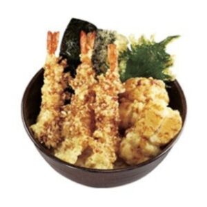 くら寿司の平日ランチ「感動の丼」えび天と季節の天丼